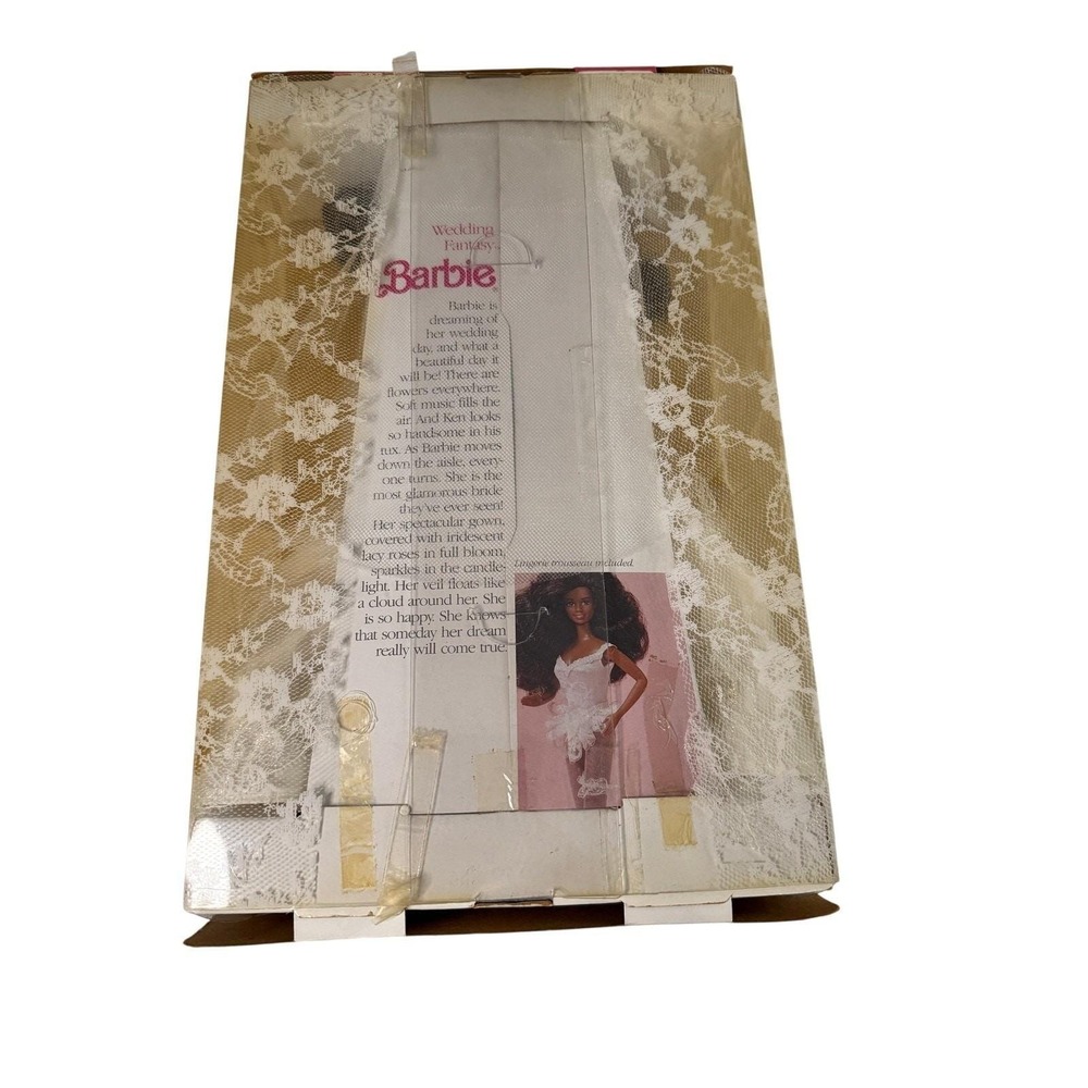 Vintage 1989 Wedding Fantasy Barbie Doll Mattel Bridal Themed‎ Collection Black - Picture 3 of 7